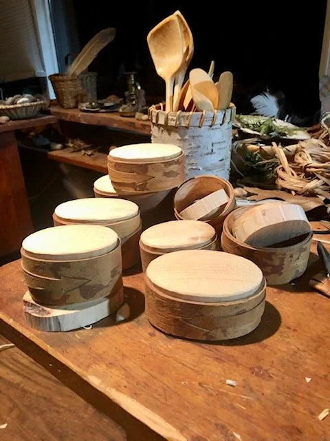 Birch Bark Box Making, with Nicholas WazeeGale — Driftless Folk School